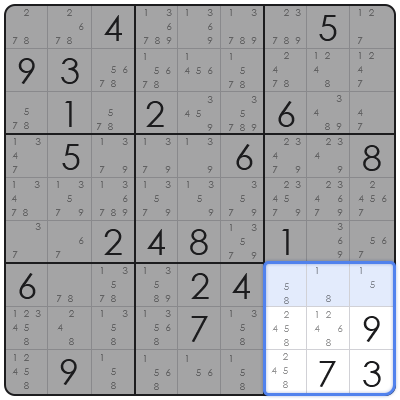 sudoku with auto candidate